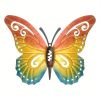 1pc/3pc, Vintage Iron Butterfly, Home Garden Themed Welcome Sign, Front Door Hanging Decor, Celebration Decor